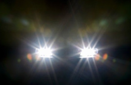 dazzling headlights