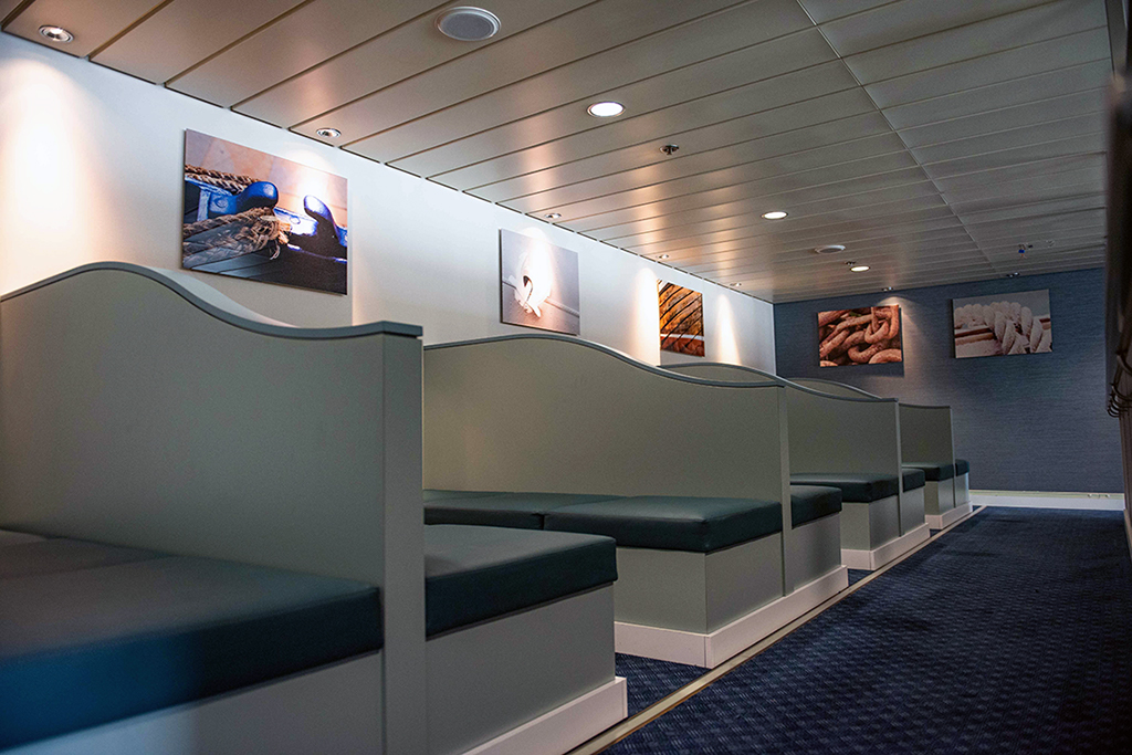 P&O Ferries freight drivers lounge