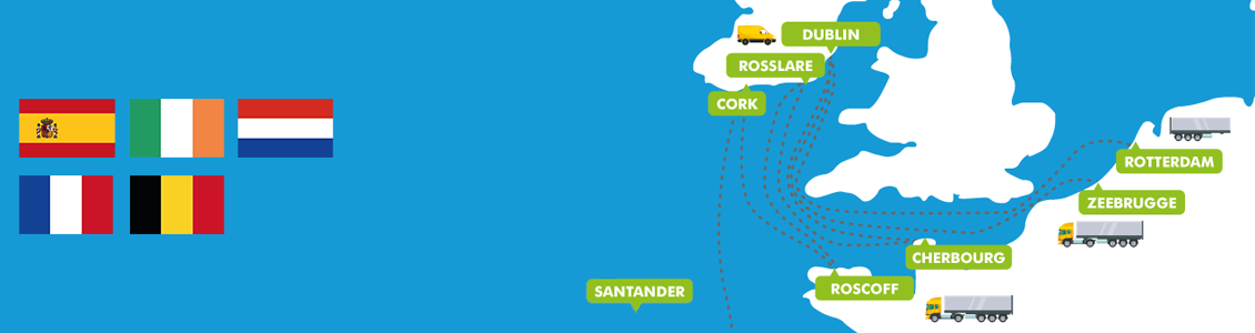 Mainland Europe to Ireland