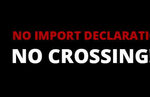 No import declaration no gmr no crossing