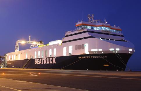 Exemplu a unui feribot Seatruck