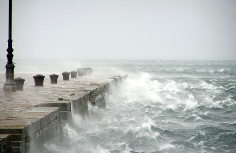 stormy sea