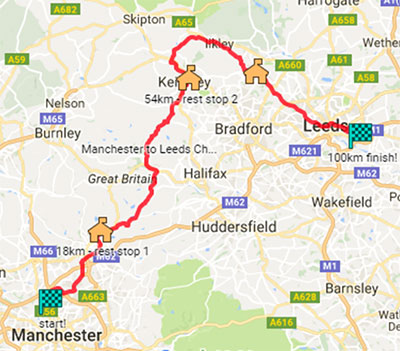 Challenge Cancer - Cycle Trans Pennine route